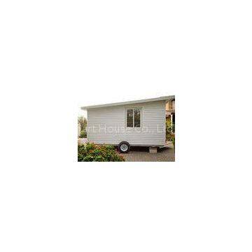 White Mobile Portable Modular Homes , Sloping Roof House CE & SGS
