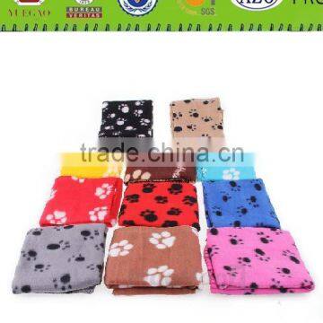 cartoon design cat and dog polar fleece blanket for children