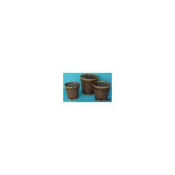 Bamboo Waste Paper Basket