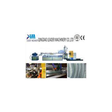 pvc steel wire reinforced hose extrusion line