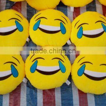 Professional Patent Plush Toys Manufacturer Custom Plush Emoji Pillow 35cm 40cm