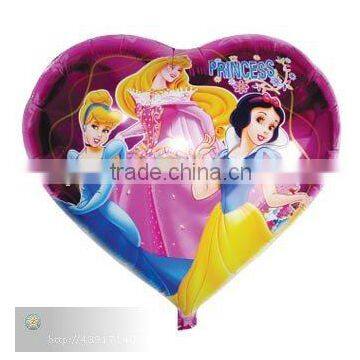 fashion high quality cartoon shaped aluminum foil balloon