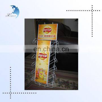 New promotion good quality metal display metal display rack for wholesale