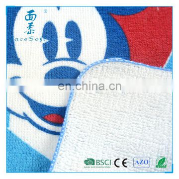 Wholesale Custom logo Printed Cheap 100% Cotton Towel