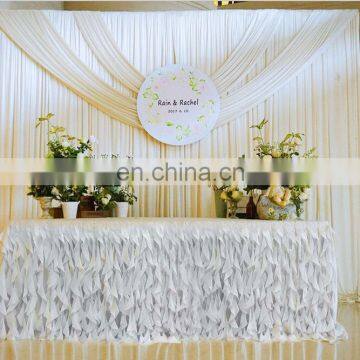 Wedding Decoration Skirt Chiffon Table Skirt