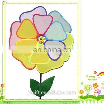 Beautiful Flower Design Plastic Novelty Windmill for Kid photo-5