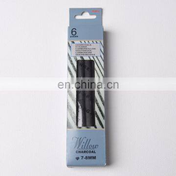 Dia. 7~8mm Length 120mm Sketch Pencil Charcoal Round Willow Charcoal Stick