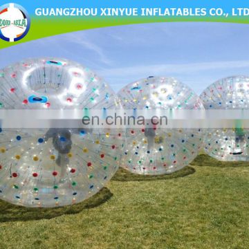 Good selling grass zorb ball, half inflatable zorb ball for sale