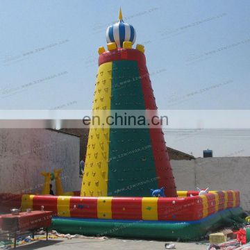 Kids inflatable water rock climbing wall