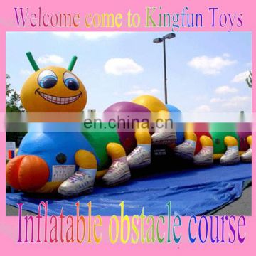 Worm inflatable interactive tunnle playground toys