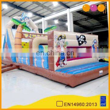 AOQI pirate style boot camp inflatable obstacle course bouncy obstacle course race