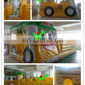 New arrived PVC Tarpaulin indoor using Inflatable Train Bouncer Combo