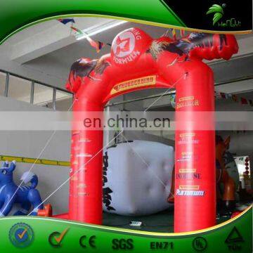 Customize Logo Inflatable Advertising Arch / Cockfighting Game Inflatable Entrance Arch Gate