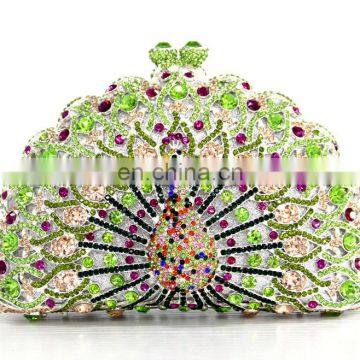 Crystal Rhinestone Handbag Evening Clutch Bag Handmade Women Bag Set photo-6