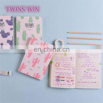 Australia New Design Simple Custom Fancy Stationery Wholesale Funny Cactus Design Kraft Paper Covers Notebook photo-2