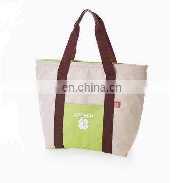 polyester handle tote cooler bag