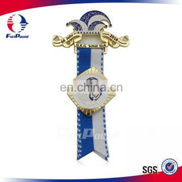 2018 Custom Carnival Medal with Short Ribbon