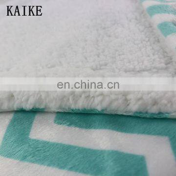 Custom Warm Super Soft Print Muslin Baby Cot Bedding Set Polar Fleece Flannel Kids Swaddle Blanket 100% Polyester photo-5