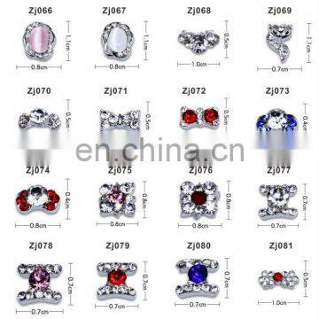 Metal alloy diamond drill nail stickers nail jewelry wholesale DIY decoration