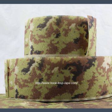 Camouflage printed hook and loop tape hook & loop fastener