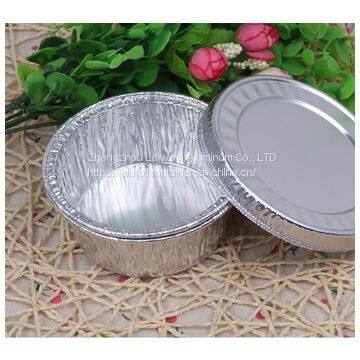 Disposable 450ml aluminum foil box for food packaging