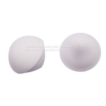 Spherical droplets  PU latex-free powder puff