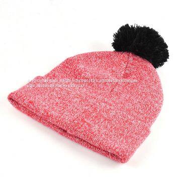 Promotional POM POM Knit Beanie Hat China photo-3