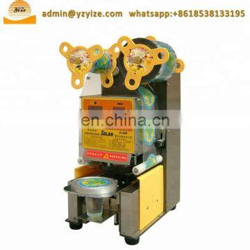 Juice cup sealing machine / plastic cup sealing machine for sealing plastic cup