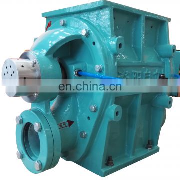 Blow through rotary airlock valve for rice conveying