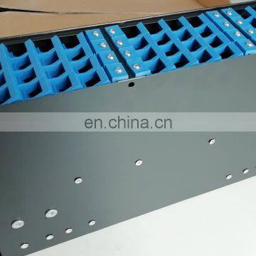 rack mount terminal box with adapter and pigtail for fiber optic cable