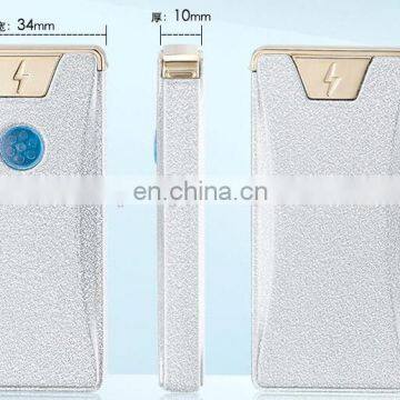 2017 New Fashion Shape Windproof Cigarette Lighter Usb Rechargeable Lighter Arc Lighter