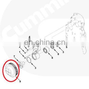 5260612 Dongfeng Cummins Engine ISDE Fan Pulley photo-5