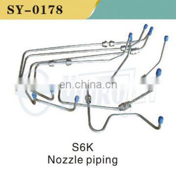 High Quality Injection pump pipes for Nozzle piping for S6K Corrosion resistant