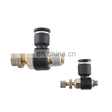 JCS series Air Cylinder Throttle valve Thread Flow Control Pneumatic Fittings