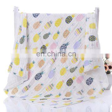 Baby Blankets Baby Swaddle Super Soft Baby Bath Towel Muslim 6 Layer 100% Cotton Newborn Swaddle Warp photo-2