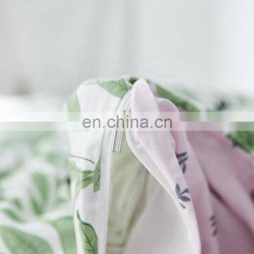Whole Sale 100% Cotton Bedding Sets Duvet Cover Bed Linen Sheets With Green Tree Delicate Pattern High Quality for Living Room photo-7