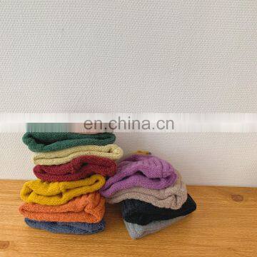 6129/Hot Selling Colorful Cute Kids Winter Warm Hat China Manufacturer Thermal Girls Hats