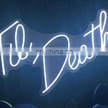 Indoor/Outdoor Waterproof  wedding neon sign with words logo designle