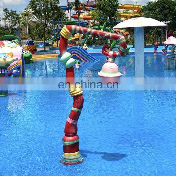 Chinese Manufacturer Kids Water Playground Fiberglass Splash Pad Equipment for Sale photo-4