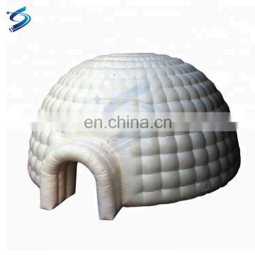 Easy to erect and pack away inflatable dome temporary warehousing tent, Recycle durable inflatable igloo dome tent for sale