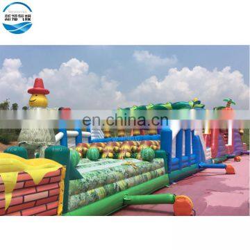 Outdoor Boot Camp Inflatable Obstacle Course, Cheap Kids Inflatable Bouncer Obstacle Course photo-2
