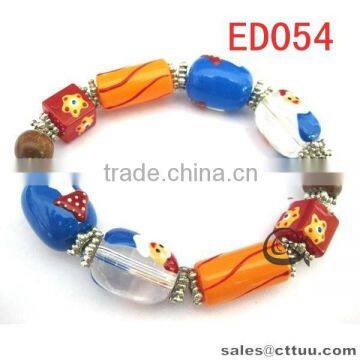 ali express snowman colored enamel bracelet for holidays