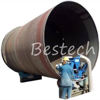 Large Steel Pipe Inner Surface Shot Blasting Machine