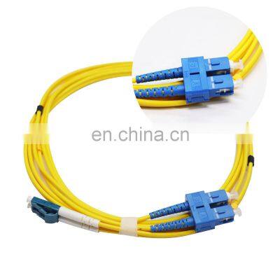 outdoor flat round fiber optic patch cord connectors optical cables