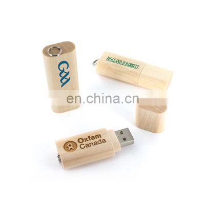 Logo Customized Classic Wooden USB Flash Drive 4Gb 8Gb 16G 32Gb USB 2.0 Memory Stick Photography Gift