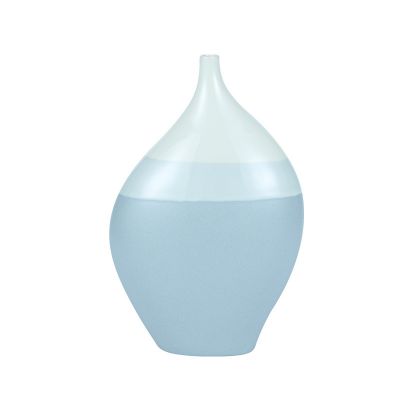 Morandi Color Unique Creative Ins Retro Style Large Blue Ceramic Vase For Hotel