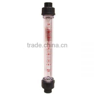 Plastic water flow meter rotameter price
