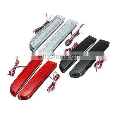 30 LED Red Rear Bumper Reflector Tail Brake Stop Running Turning Light Lamp For Mitsubishi Lancer 2008-2014