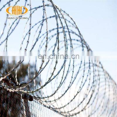 Hot sale weight razor barbed wire fence for Indonesia