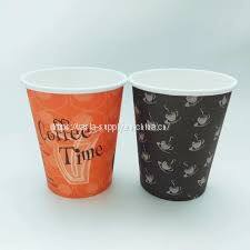 Disposable custom 6 oz paper coffee cups with lids takeaway coffee tableware